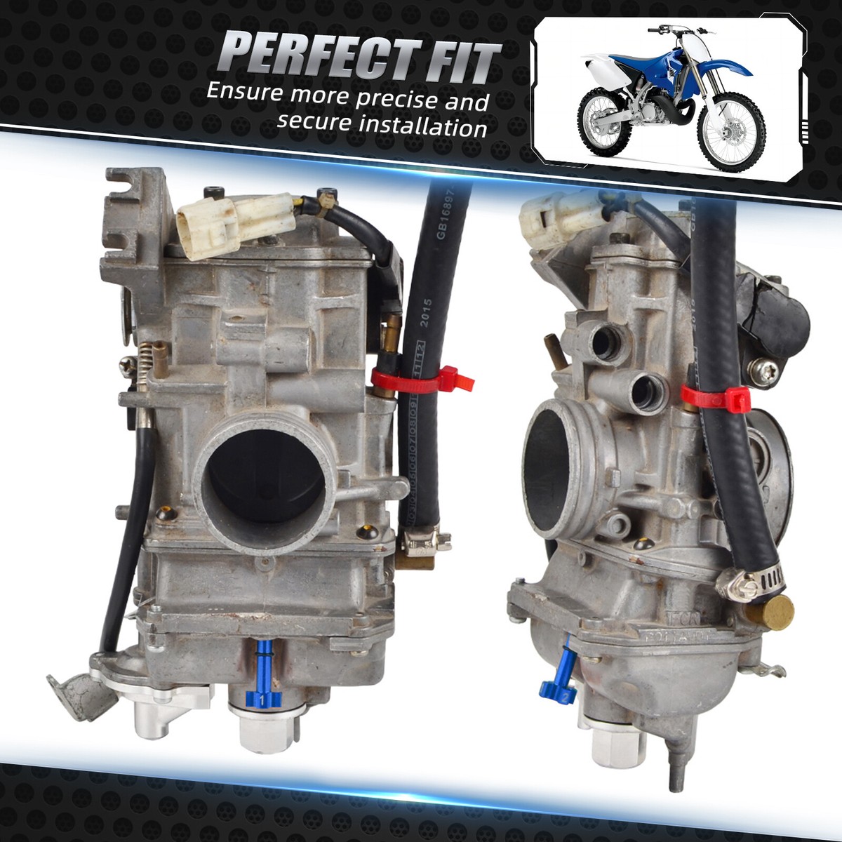 shikama6 要OHベースKEIHIN FCR4連ファンネル付ジャンク Air Fuel Mixture Screw For Yamaha YZ WR 250F 426F 450F YFZ450