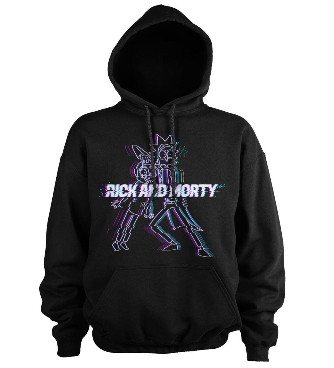 Sweat À Capuche Glitch Officiellement Licencié Rick Et Morty