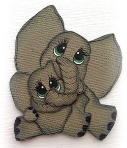 ELEPHANT-MOM-AND-BABY-SET-PREMADE-PAPER-PIECING-PIECE-3D-DIE-CUT-MYTB-KIRA