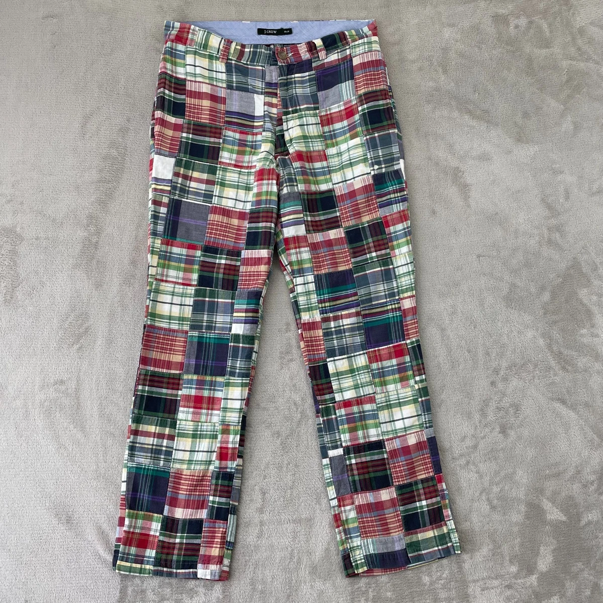 J crew hotsell madras pants