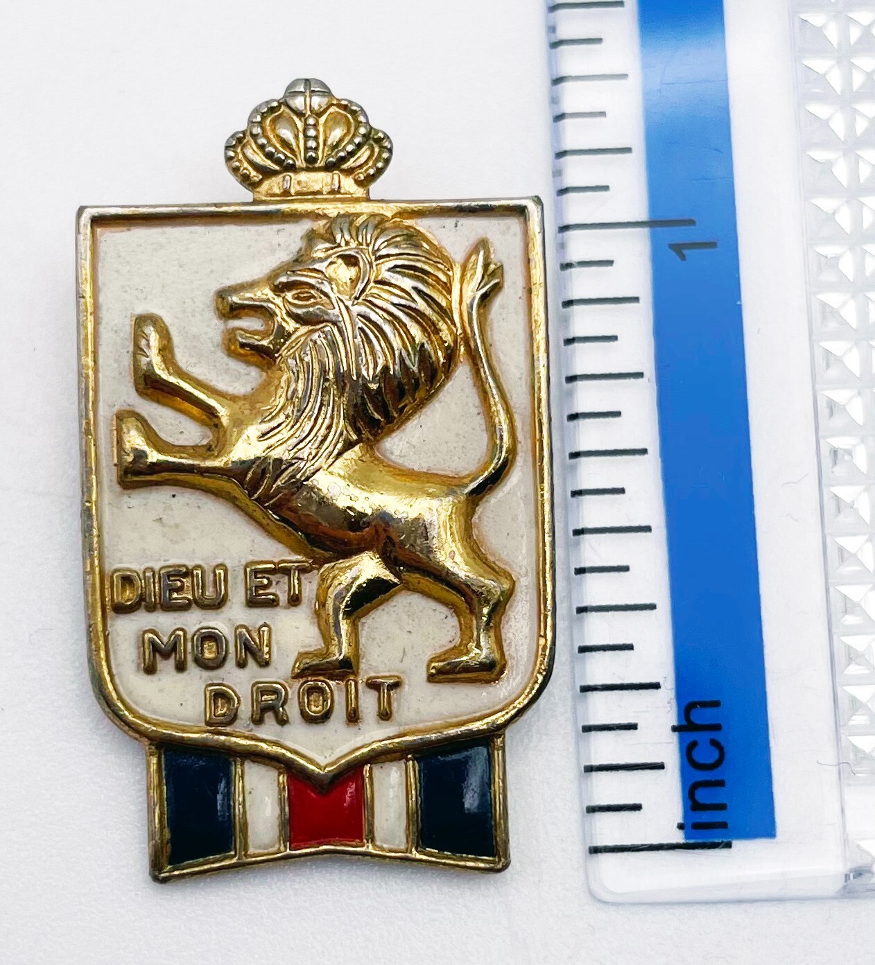 VTG WW2 War Relief Bundles Dieu Et Mon Droit Accessocraft BWRS Lion Pin ...