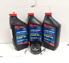 Service Kit for Kymco MXU/UXV 450 Full Synthetic Oil, Oil Filter, & Spark Plug