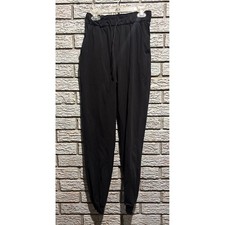 Lululemon On the Fly Jogger 7/8 Luxtreme Black Pants Size 2 Drawstring High Rise