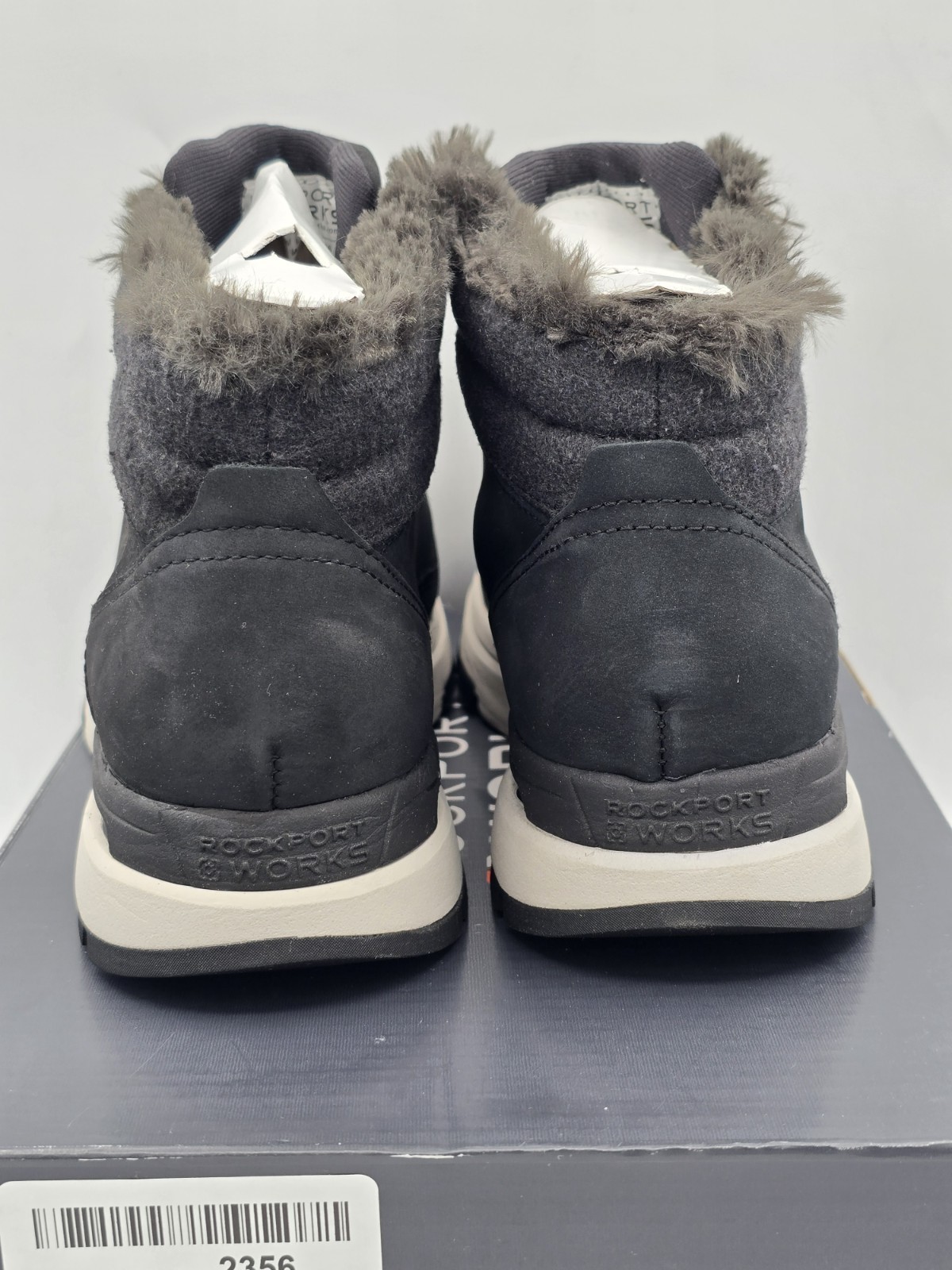 Rockport Women’s Pulse Tech Work Safety Boots – Black, Size 8M - RK778