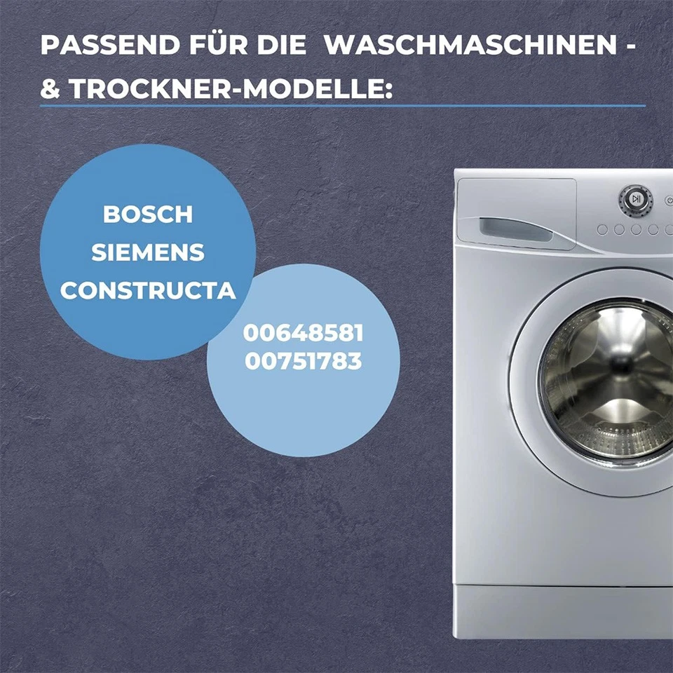 Türgriff Griff passend für Bosch 00648581 Achsen für Waschmaschine Trockner - Bild 3 von 4