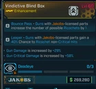 Borderlands 4⭐VINDICTIVE BLIND BOX ENHANCEMENT⭐JAKOBS⭐GUN DMG, GUN CRIT