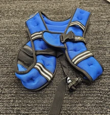 APEXUP 10LBS Weighted Vest Blue For Running Fitness Exercise Weight Lifting