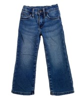Kids 4T Wrangler Jeans Bootcut Western Transitional Adjustable Waist Med Wash