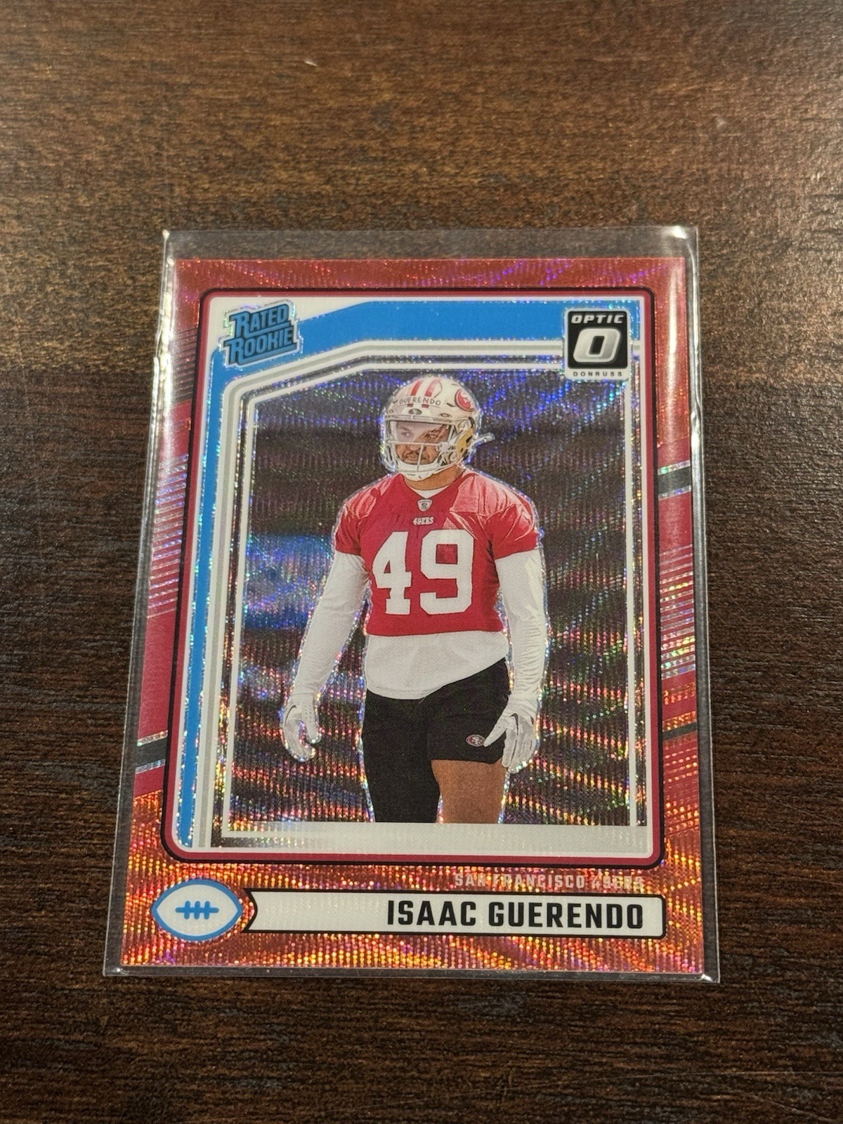 2024 Donruss Optic Rated Rookies Preview Red Wave Isaac Guerendo #336