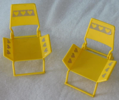 1978 vintage POUPEE BARBIE MATTEL 2319-2629 TRANSAT fauteuil CHAISE mobilier - Photo 1/4