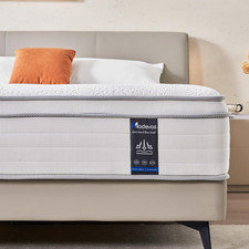 Queen Mattress, 12 Inch Hybrid Mattress in a Box, Memory Foam and Individual Poc