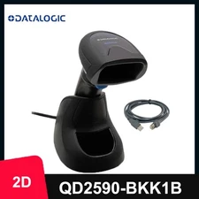 Datalogic QuickScan QD2590-BKK1B 2D Corded Barcode Scanner w/ USB Cable & Stand