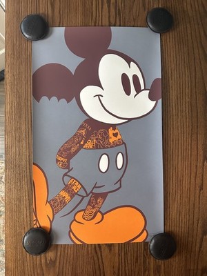 Tatted Up Mickey ''My Heart and Soul'' Mondo 18x30 Poster Raid71 Limited Art Print