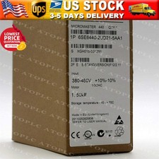 New Siemens 6SE6440-2UD21-5AA1 6SE64402UD215AA1 MICROMASTER440 without filter