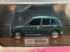 Subaru Vivio Bistro 1/43 Scale Dark Green MTECH MM-03A Model Car Used