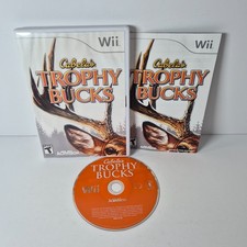 Cabela's Trophy Bucks Nintendo Wii 2008 Tested w/ Case Manual