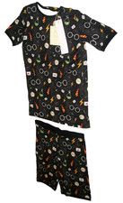 Harry Potter Kids Pajama Set Size 12 Shorts Top 2 Piece Set B106 