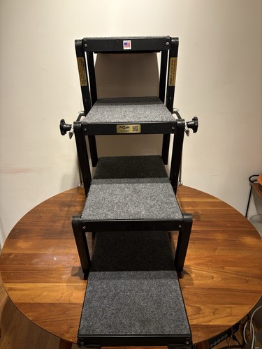 Pet Loader MAX 31” 4-Step Folding Dog Stairs Platform Heavy Duty Adjustable SUV