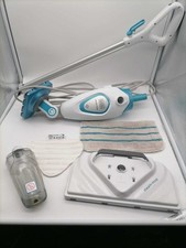 BLACK+DECKER 2-in-1 Dampfbesen 1.600W für Hygiene, geeignet für Hartböden