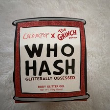 ColourPop The Grinch Who Hash GLITTERALLY OBSESSED Body Glitter Gel NEW IN BOX 