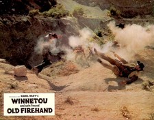 Winnetou und sein Freund Old Firehand ORIGINAL Aushangfoto der WA Pierre Brice