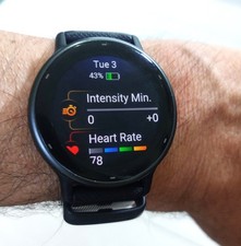 Garmin Vivoactive 5 Smartwatch Black Slate GPS 42mm Model 010-02862-10
