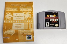 Namco Museum N64 Authentic, Tested - Cartridge & Manual - Nintendo 64 Free Ship