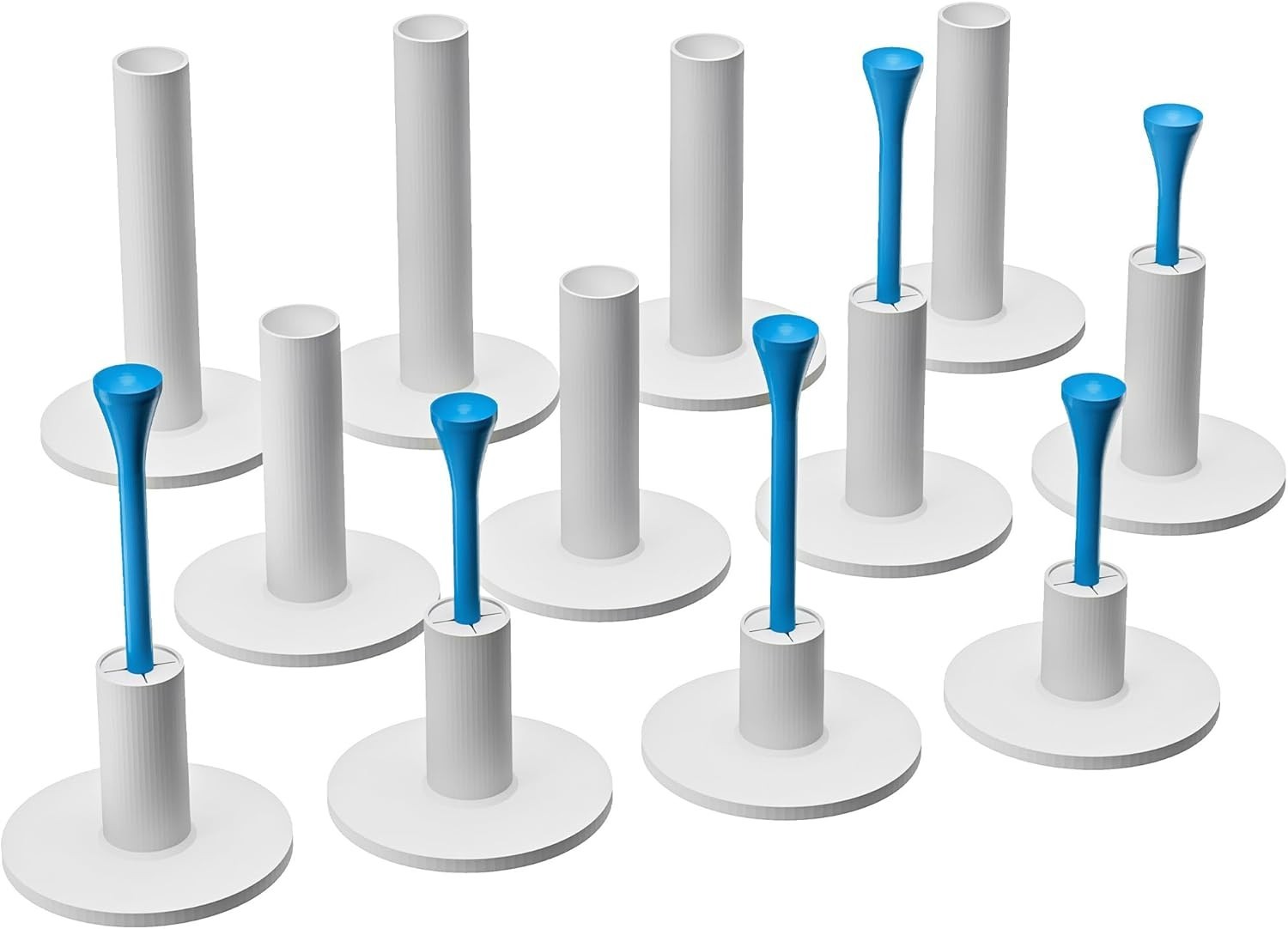 Tees For Mats Golf Tee Holder For Driving Range & Simulator 