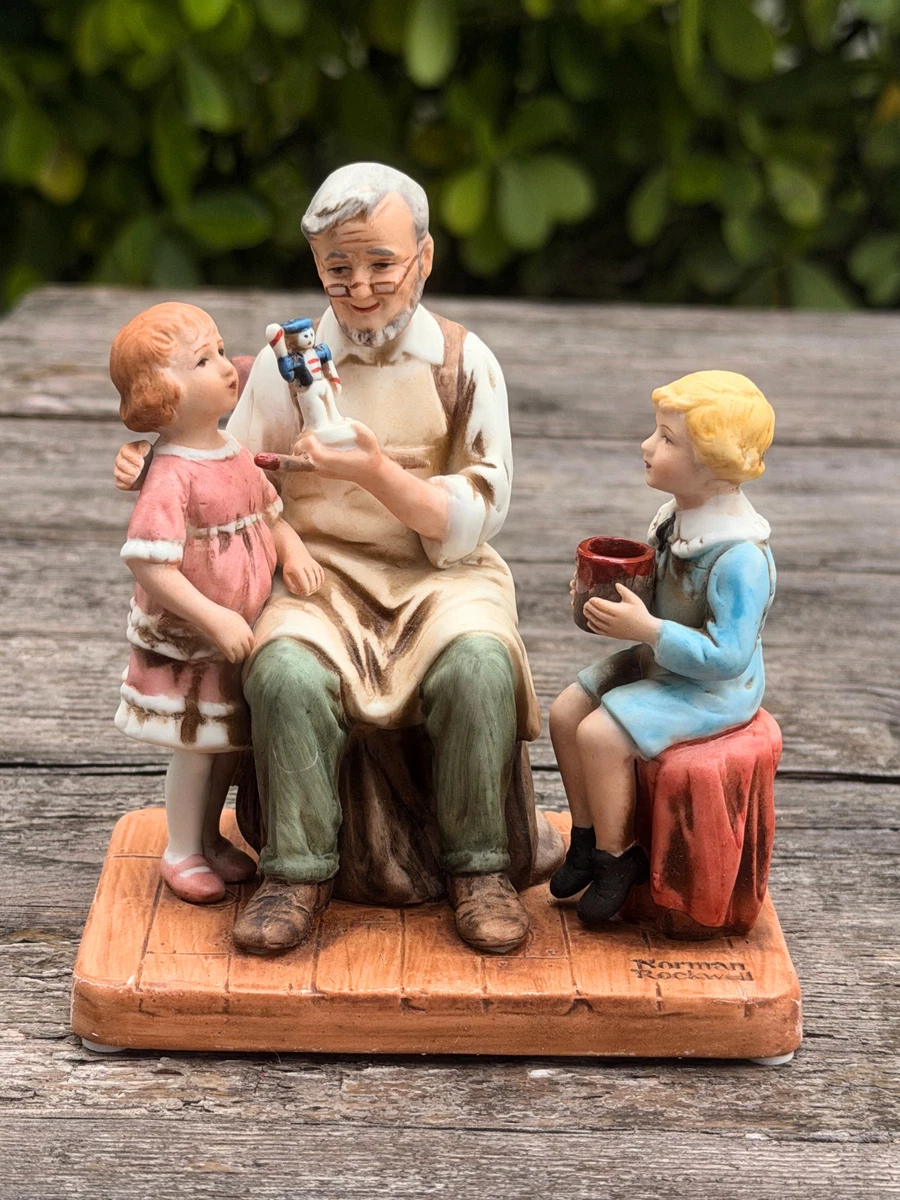 ノーマン・ロックウェル The Toy Makerフィギュアリン日本製1979年 Norman Rockwell Figurine The Toymaker for sale | eBay