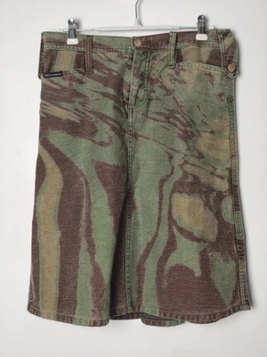 Falda de Jean Camuflaje/D&G DOLCE & GABBANA Vintage Años 2000 - Talla IT 40 - Imagen 1 de 4