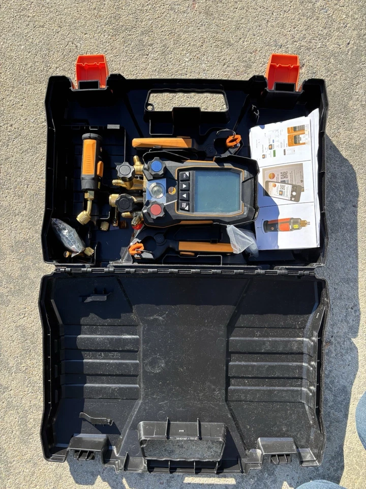 Kit colector digital inteligente Testo 557s con temperatura inalámbrica y caja de vacío #Z Foto 2 de 3