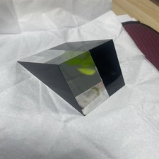 8Pcs Optical Prisms 50Mm, Large Surface Aluminized Black,matte Surface Blackened