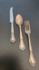 Gorham Chantilly Sterling Silver 925 Child Knife Spoon And Fork. Old Stamp. 93g — photo 1