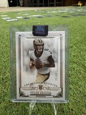 Tyler Shough 2025 National Treasures RC Treasured Rookie SP /99 Saints 