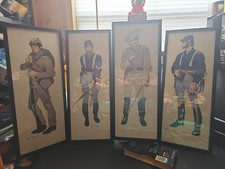 CHARLES  Rodgers Civil War Confederate Soldier 4 Art Frame 22x35 "