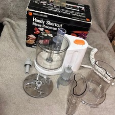 Vintage Black & Decker Handy Shortcut Food Processor HM