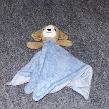 Carters Blue Puppy Dog Lovey Security Blanket Baby Nursery Plush Toy 13" No Tag