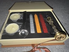 Wax Seal Stamp KIT, Envelope Seal DIY Kit - Retro Sealing "U" Metal