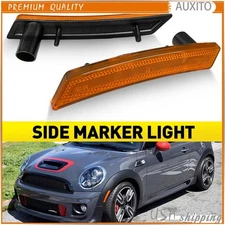 For Mini Cooper R50 R52 R53 05-2016 Side Marker Light Amber Fender Marker Lamp
