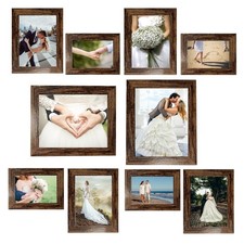 Picture Frame Set 10 pack, Farmhouse Photo Frames, Gallery Wall Frame Collage...