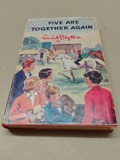 Five Are Together Again by Enid Blyton First Print 1963 Dustjacket.Hardback Fair