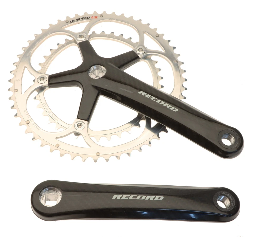 Campagnolo Record Carbon Crankset 10 Speed 53/39T 170mm '03 Square Taper NOS NEW - Image 2 of 4