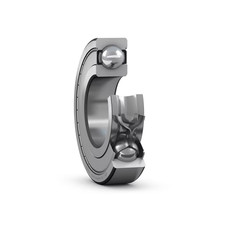 Image of Deep Groove Ball Bearing With Seals (55mm x 100mm x 21mm) 6211-2Z/C3