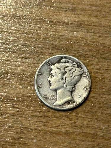 1942 Mercury Dime VF