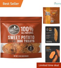 Sweet Potato Chews Natural Dog Treats 16oz Grain Free All Life Stages