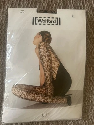 Wolford seductive tights 20D colour Sahara/Black size Large new sealed - Image 1 of 4