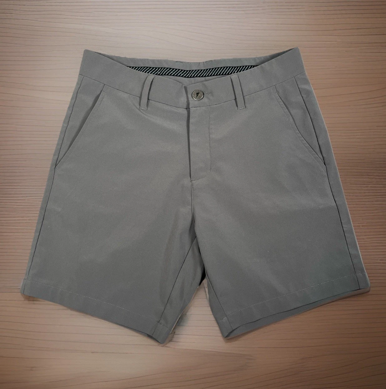 Primo Golf Shorts Mens 30 Gray 7" Stretch Outdoor Casual Pockets Lightweight