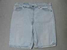 SL07421 2003 LEVI'S 550 RELAXED FIT DENIM JEAN SHORTS 42 msr 41"x12"