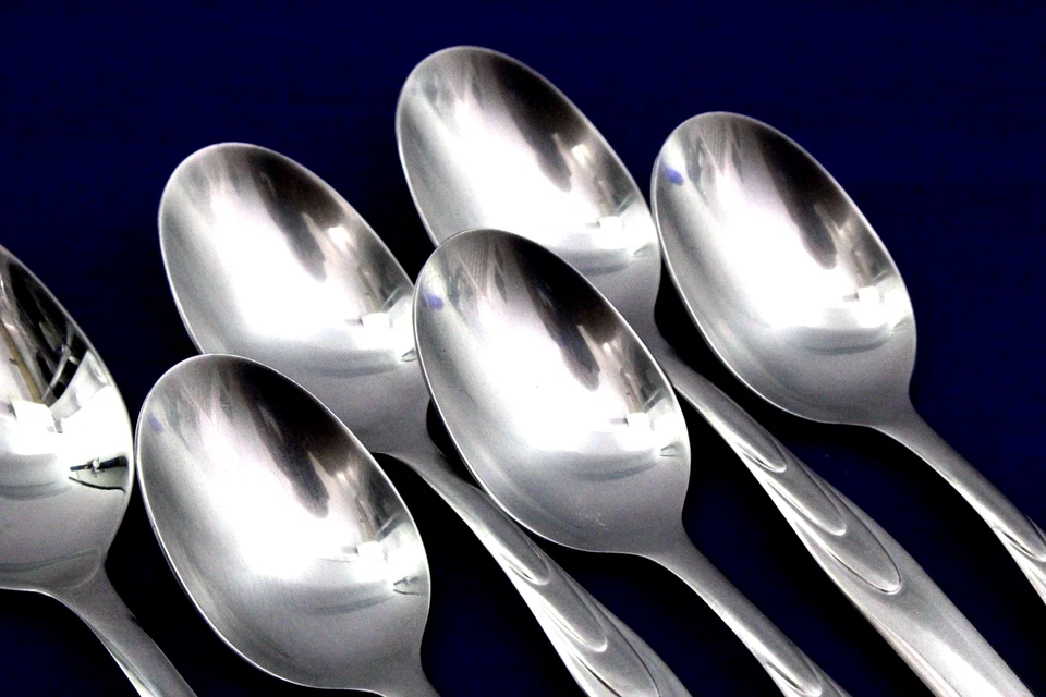 "RAPTURE" 5 cucharaditas y 3 cucharas soperas ovaladas 18/10 JA gallinas acero inoxidable Foto 3 de 4