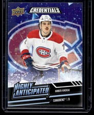 2022-23 Upper Deck Credentials #HA-35 Arber Xhekaj Highly Anticipated